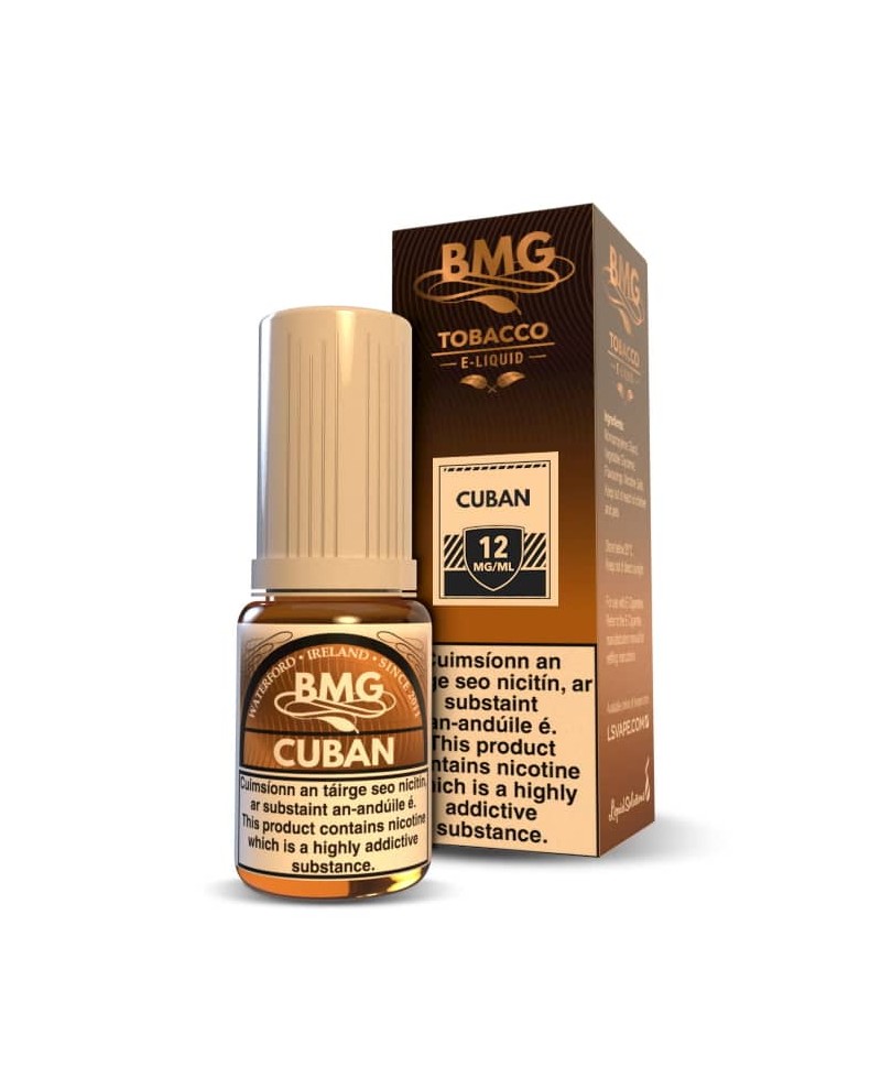 BMG Cuban E Liquid BMG Tobacco E Liquid Ireland E Liquids online